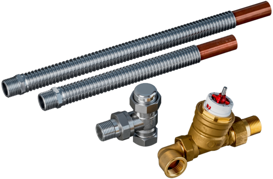 Zestaw zaworów niezależny od ciśnienia różnicowego