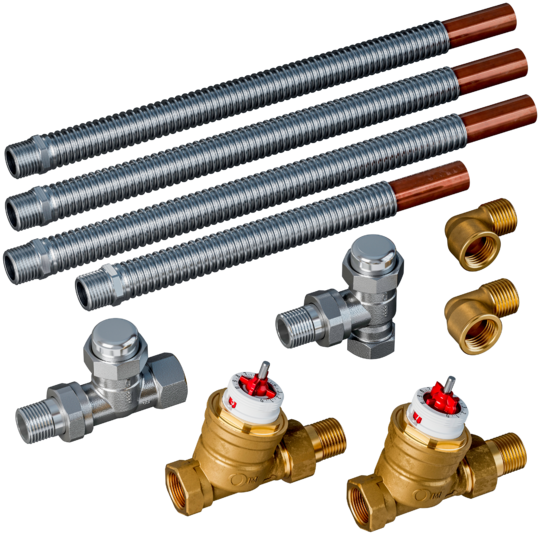 Zestaw zaworów niezależny od ciśnienia różnicowego