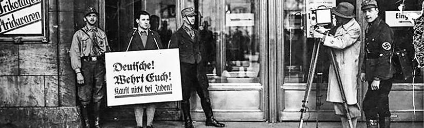 Naziści bojkotują dom towarowy Wertheim w 1933 r.