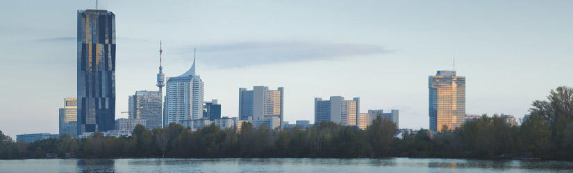 Panorama wiedeńskiego Donau City