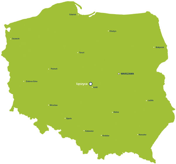 Mapa Polski