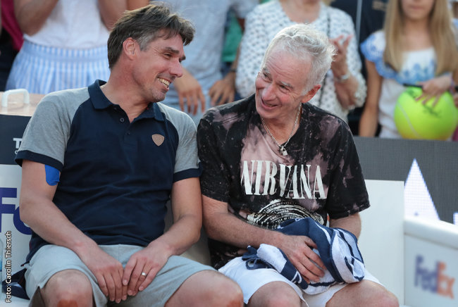 Michael Stich i John McEnroe